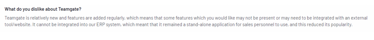 Teamgate review
