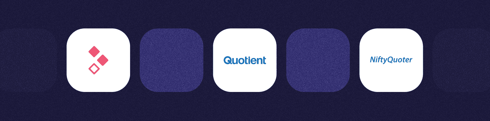 Quotient and Better Proposals and NiftyQuoter logos