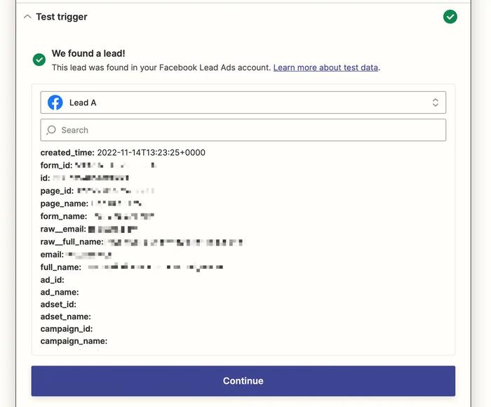 Capsule CRM dashboard with a new lead found.