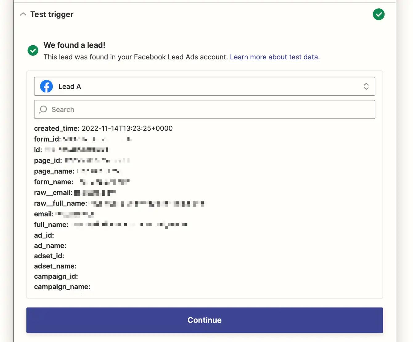 Capsule CRM dashboard with a new lead found.