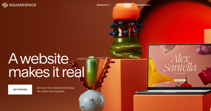 a website that says a website makes it real