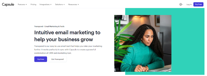 Capsule intuitive email marketing