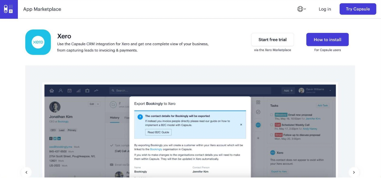 Xero integration