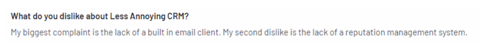 ;ess annoying review