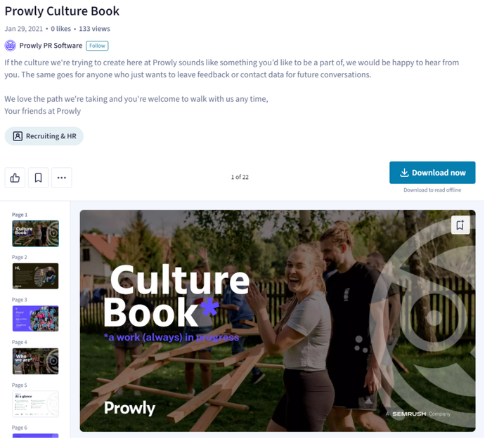 Prowly culture book