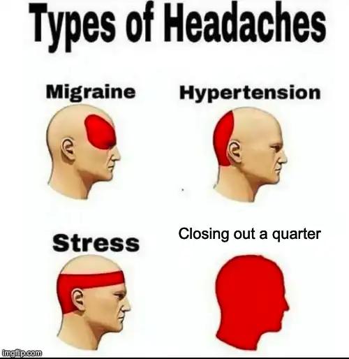 closing out a quarter meme