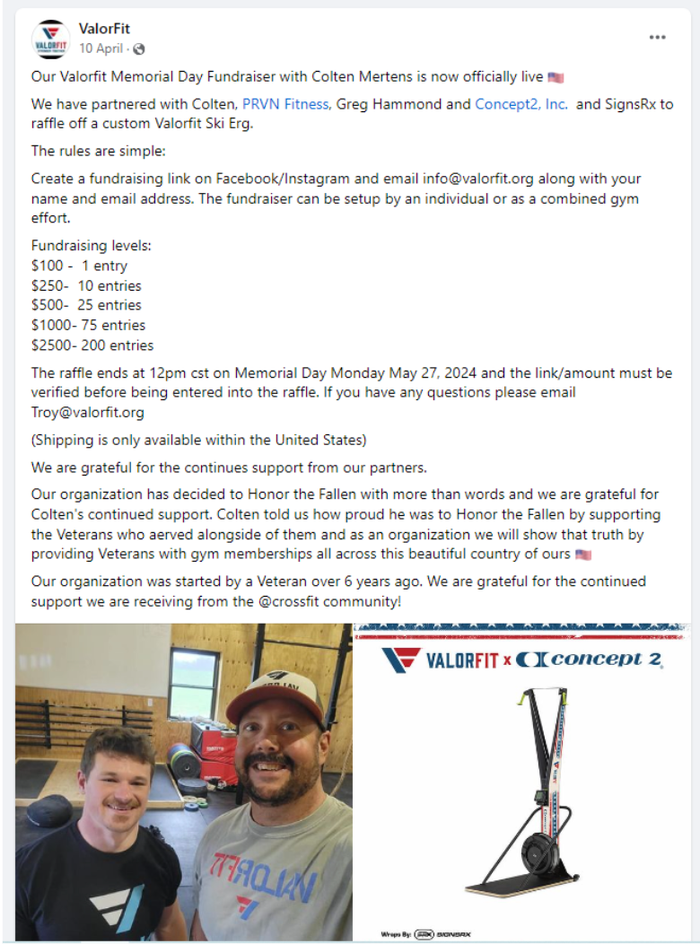 veteran's day social post