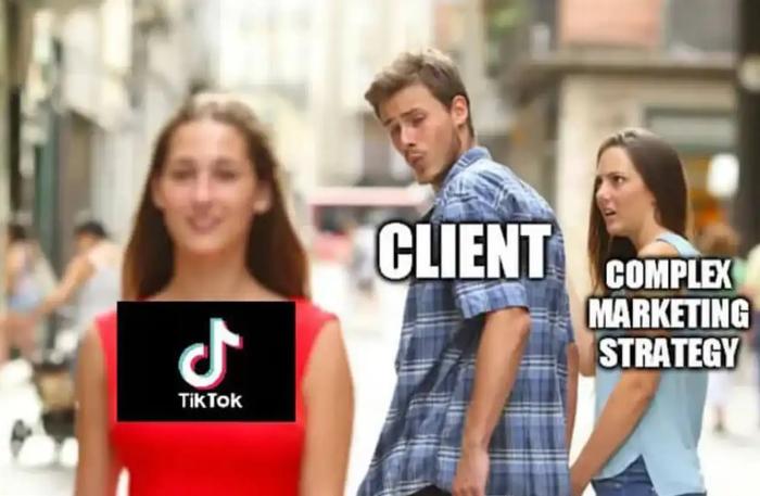 complex marketing strategy meme