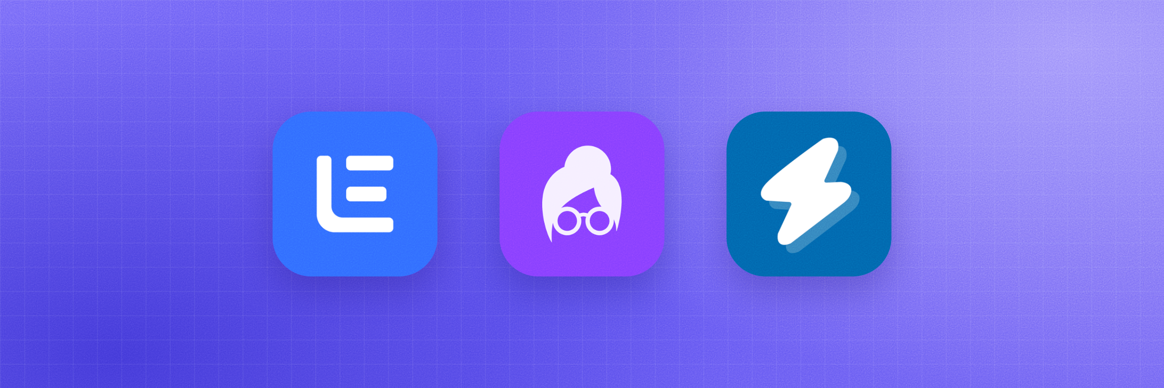 Three app icons for lead generation and prospecting tools that integrate directly with Capsule CRM. They are lemlist, Lusha, and Add To CRM