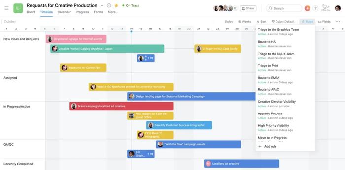 Asana interface