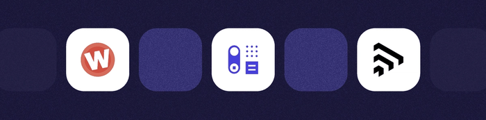 Wufoo, Capsule and Transpond logos