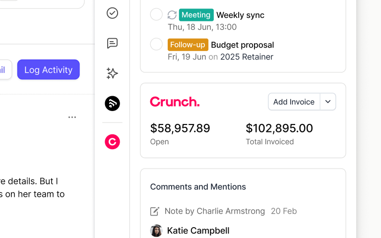 Your tasks, invoices, and notes - now in one place.
