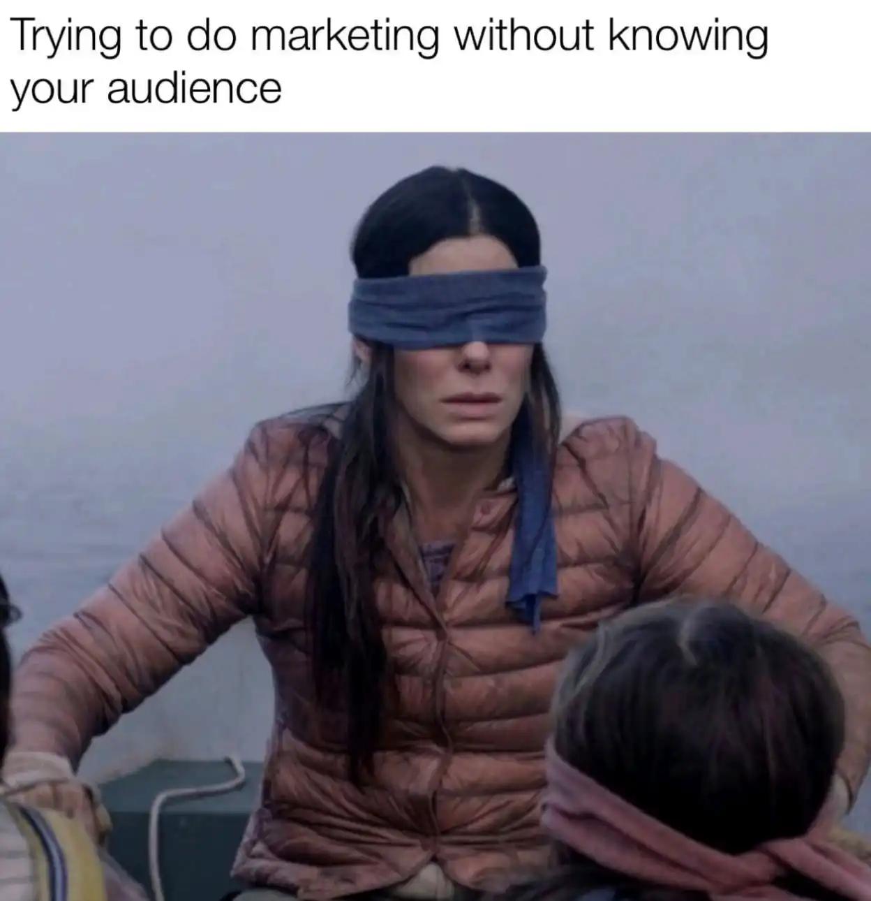 not knowing audience meme