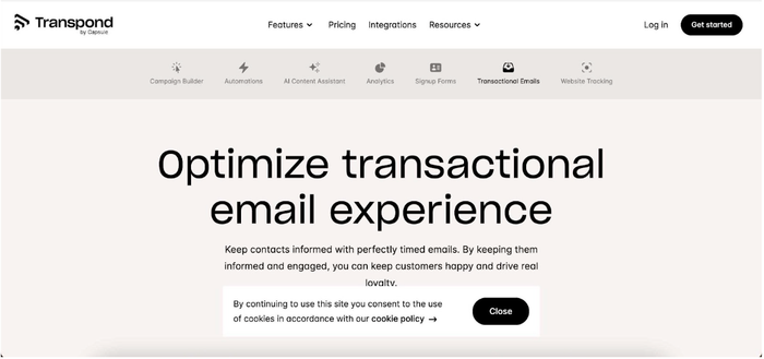 transpond screenshot