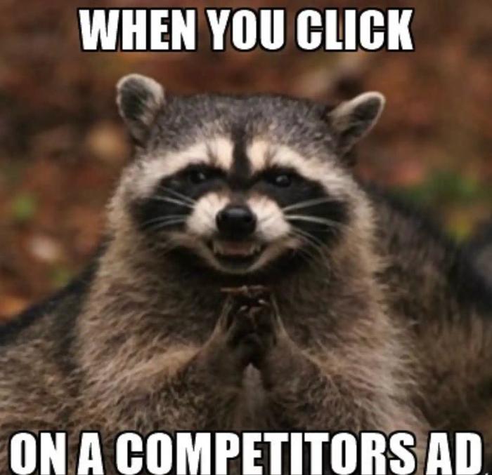 competitors ad meme