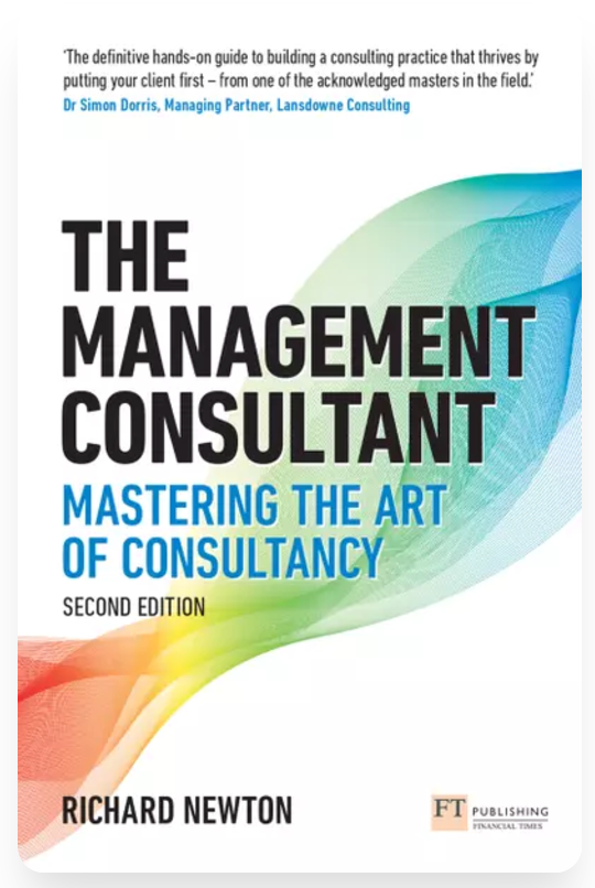 A book titled The Management Consultant Mastering the Art of Consultancy.