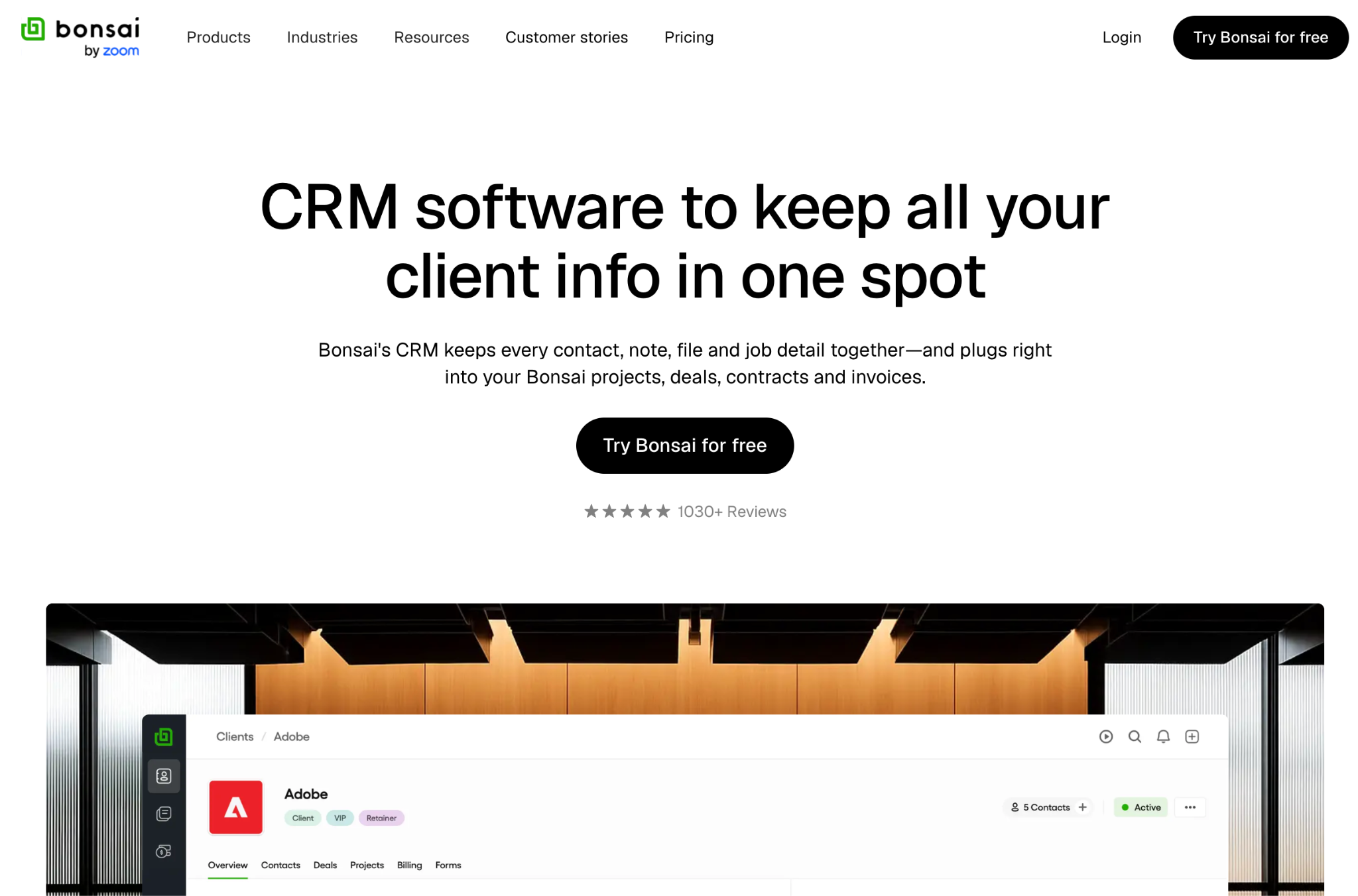 bonsai homepage