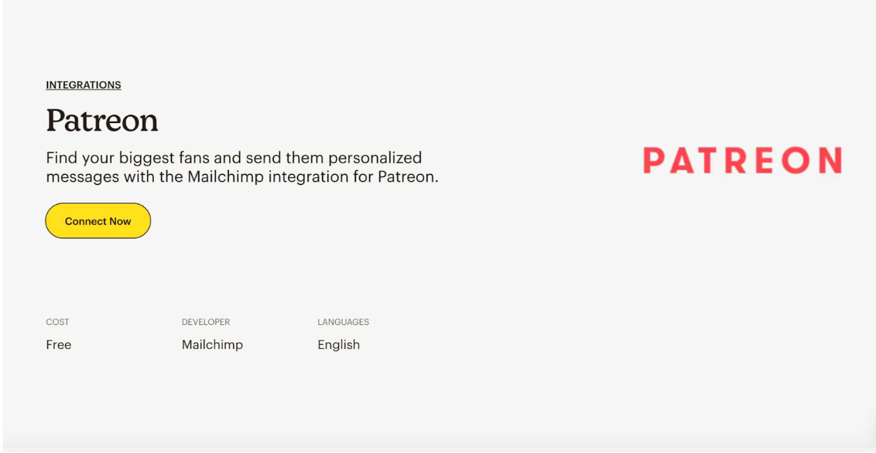 Patreon mailchimp integration