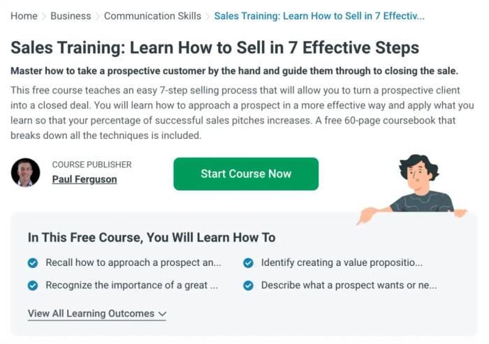 sales training steps