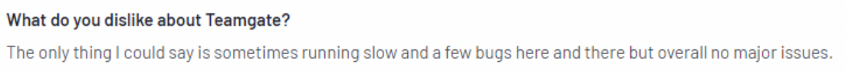 Teamgate review