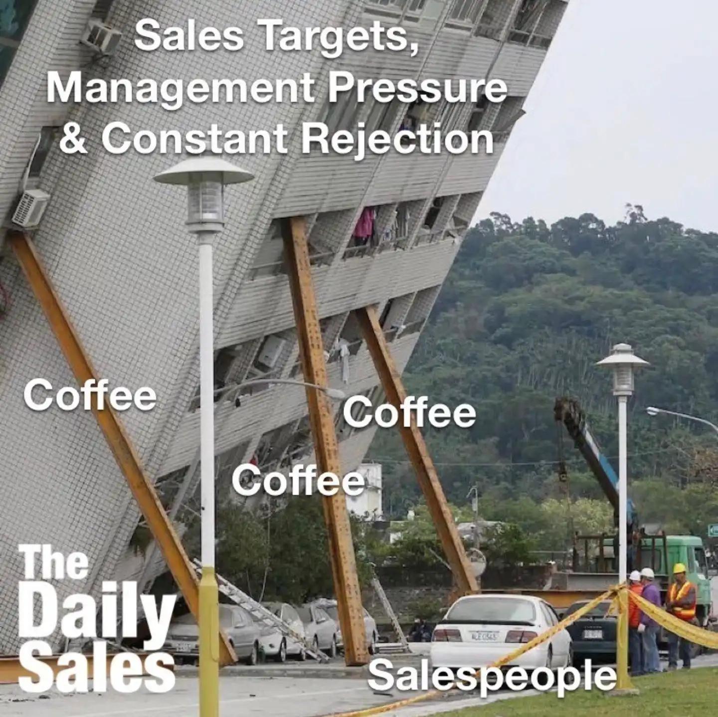 coffe and salespeople meme