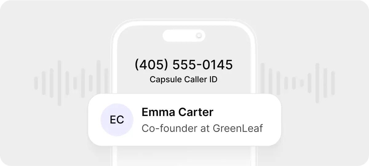 Capsule mobile app graphic