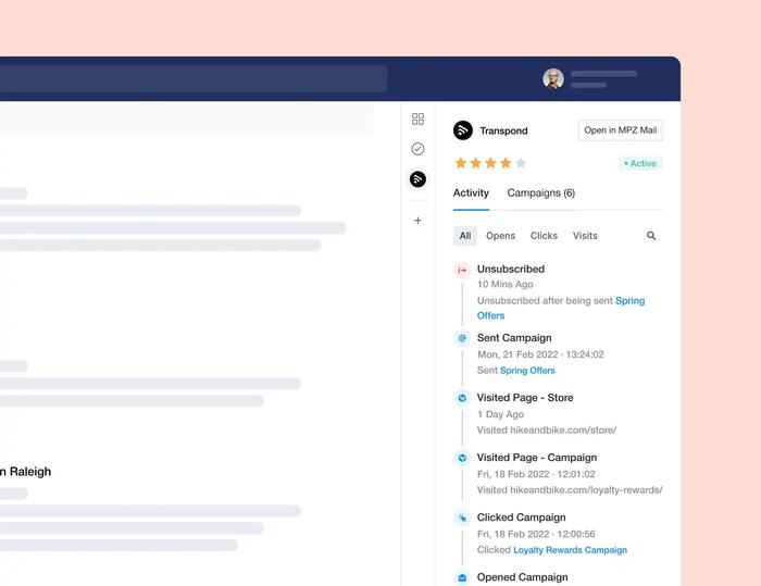 a screenshot of a web page showing a list of emails .