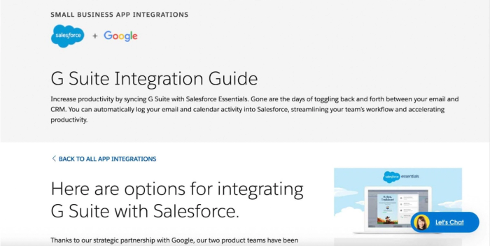 G-Suite integration
