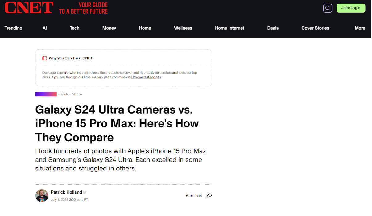 CNET’s comparison guide