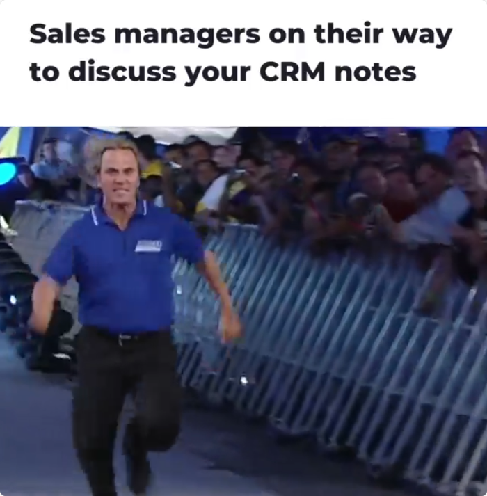 crm notes meme