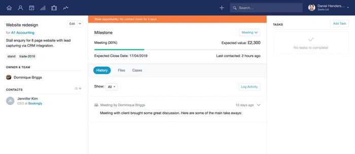 a screenshot of a website redesign project