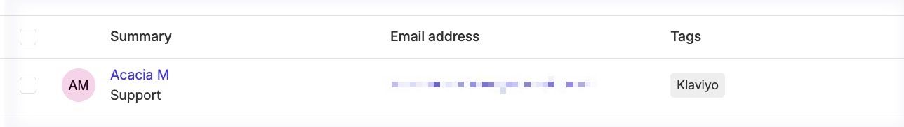 test contact in capsule that has been added from klaviyo via zapier