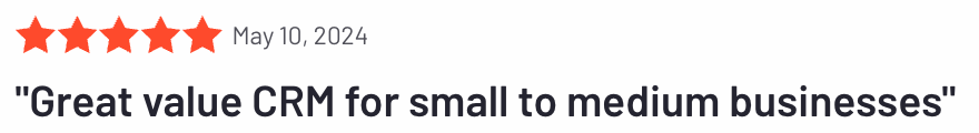 Capsule CRM's review.