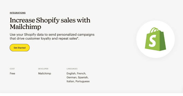 Shopify mailchimp integration