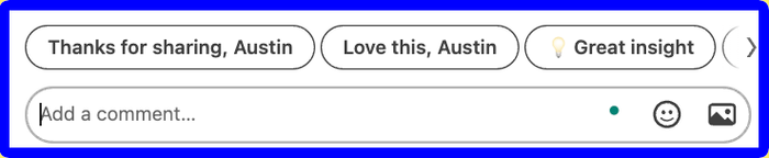 A Facebook page that says thanks for sharing austin love this austin and great insight