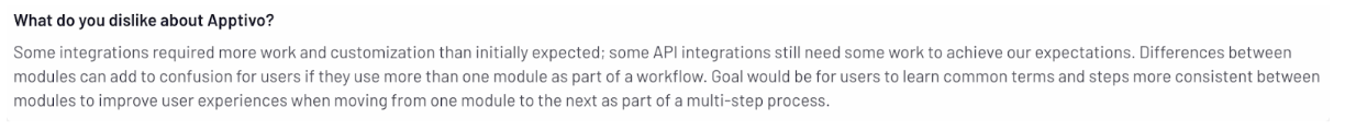 Apptivo requires more API configuration than expected 