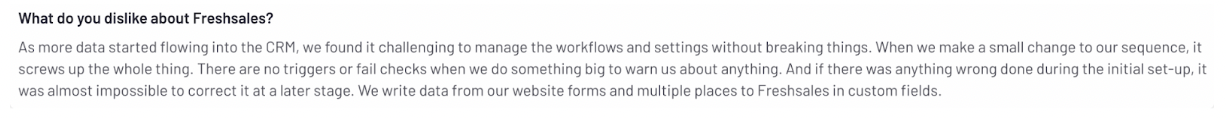It is challenging to maintain workflows and settings without breaking things 