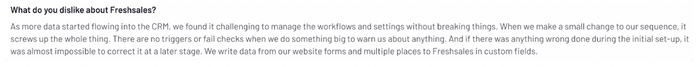 It is challenging to maintain workflows and settings without breaking things