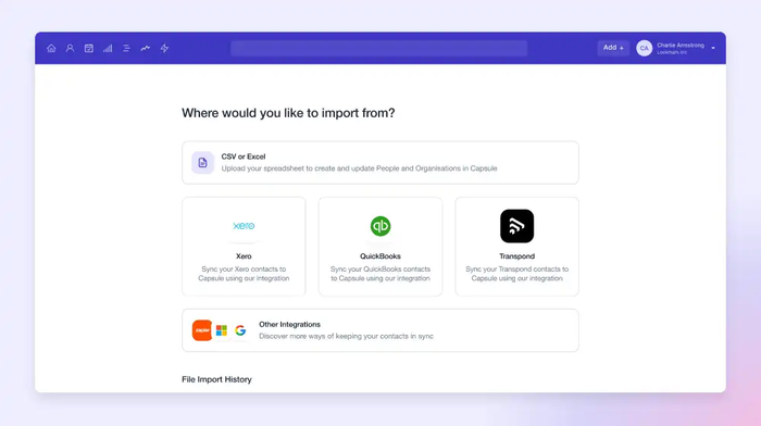 Better contact import for easier contact data management