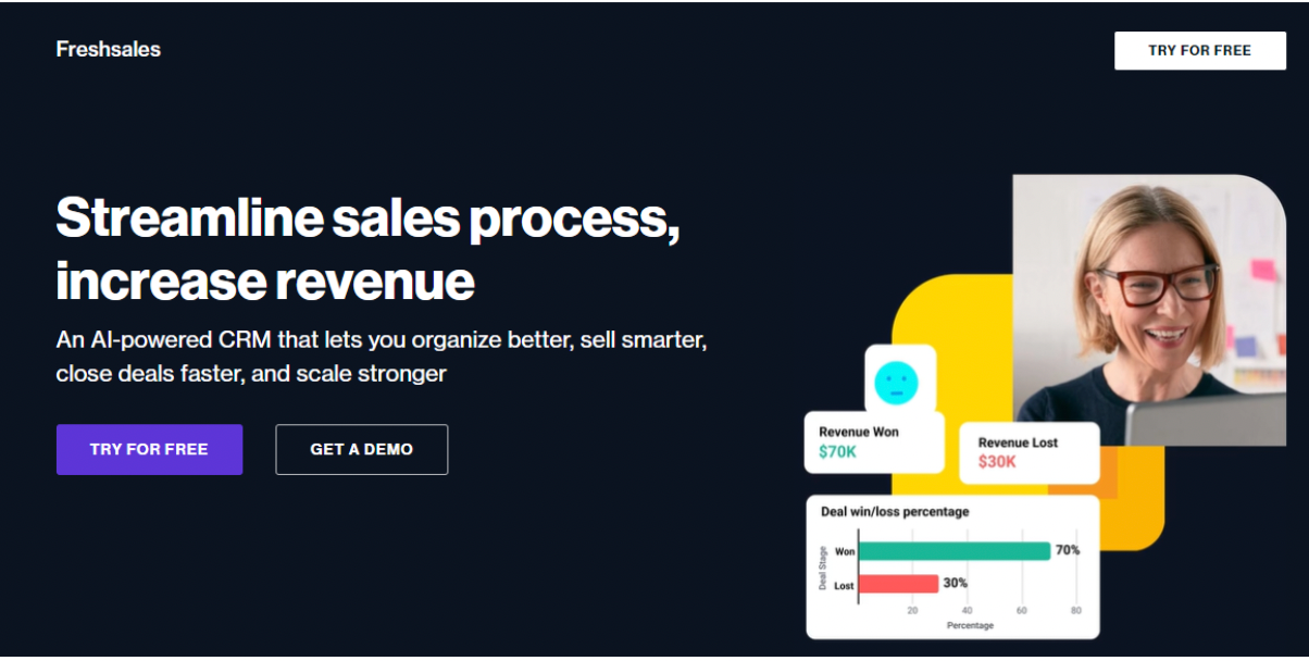 Freshsales screenshot