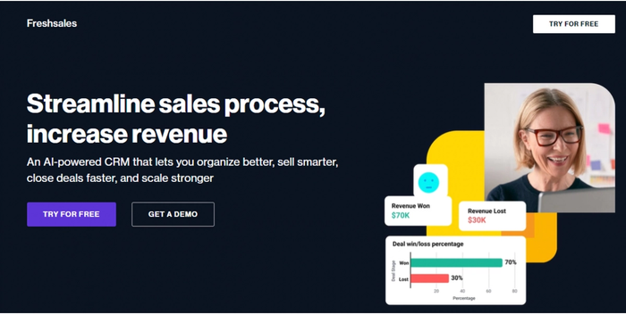 Freshsales screenshot