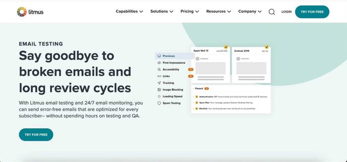 Litmus testing tool