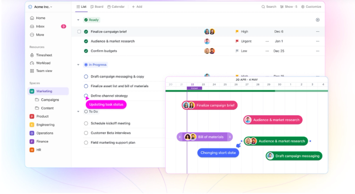 ClickUp platform