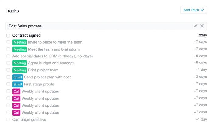 post sales for a consultant or an agency