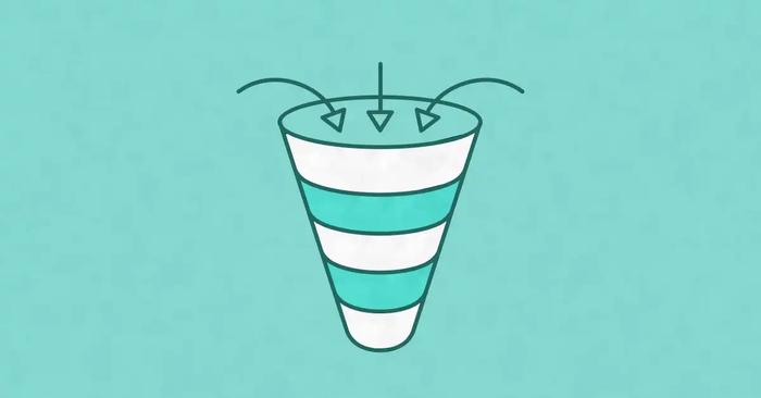 sales funnel illustration