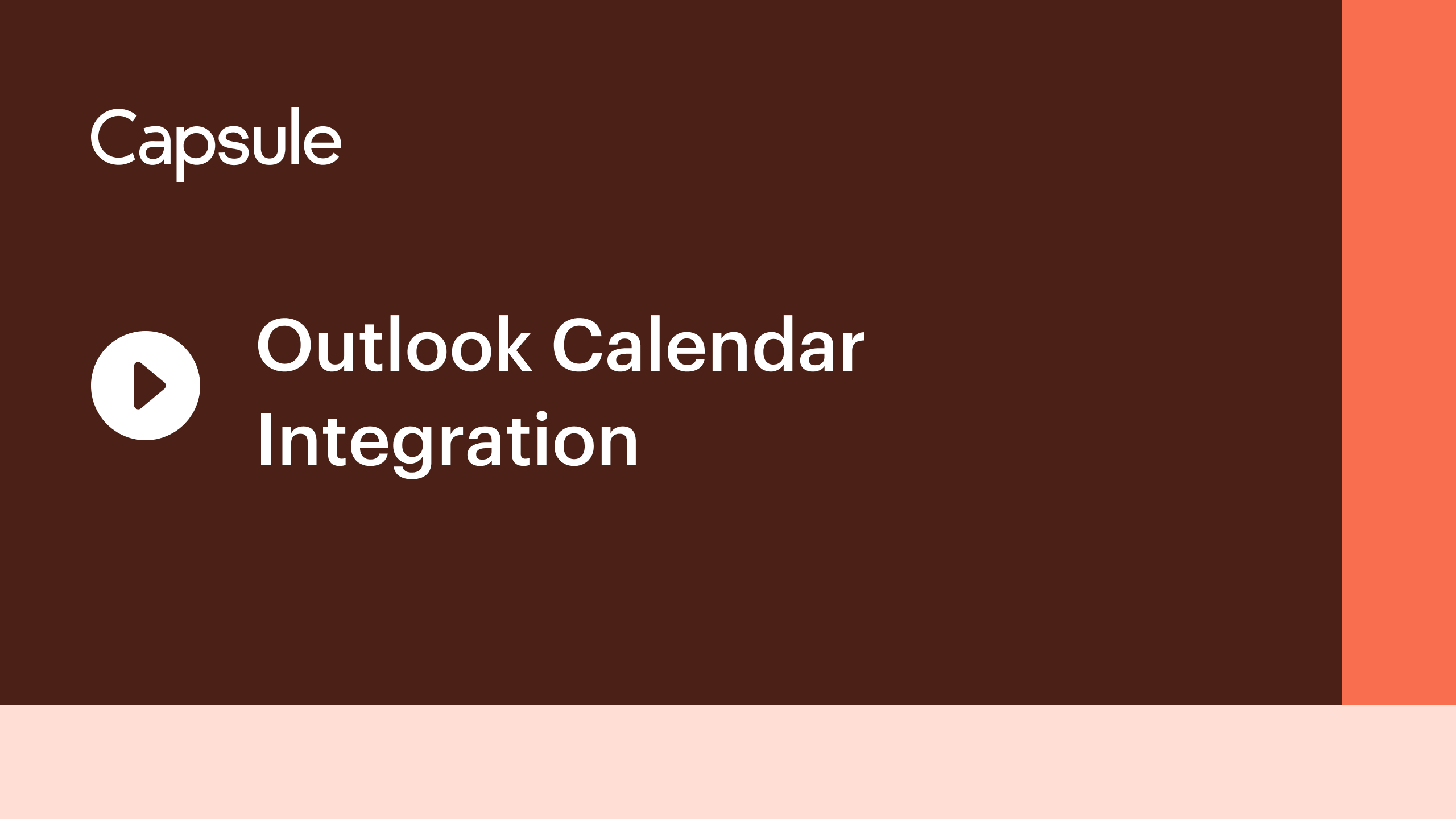 Intégration du calendrier Outlook