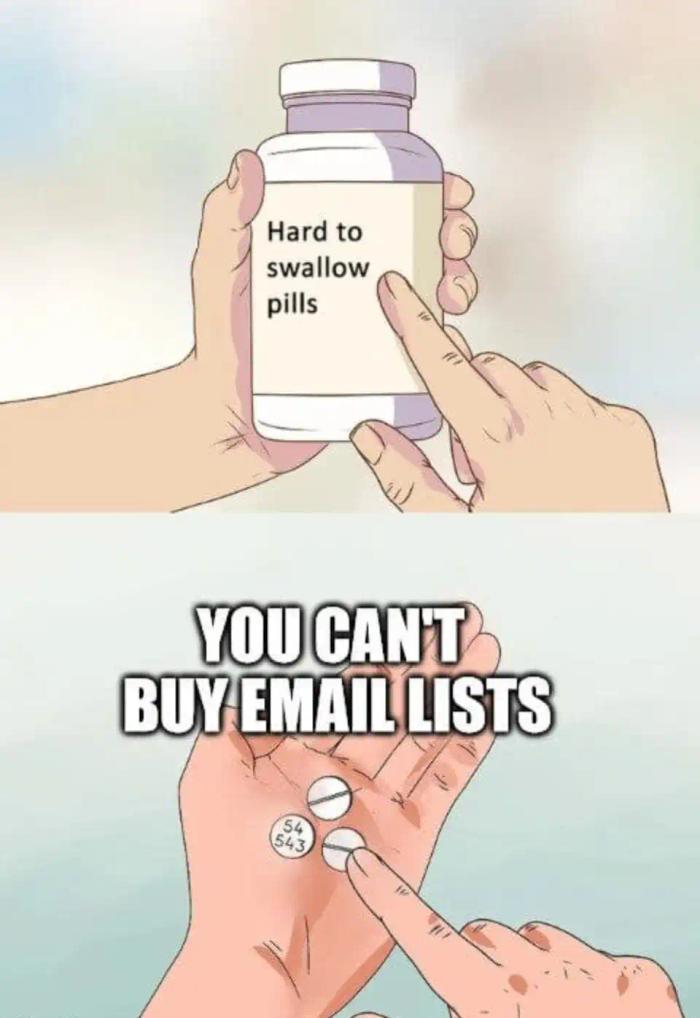email list meme