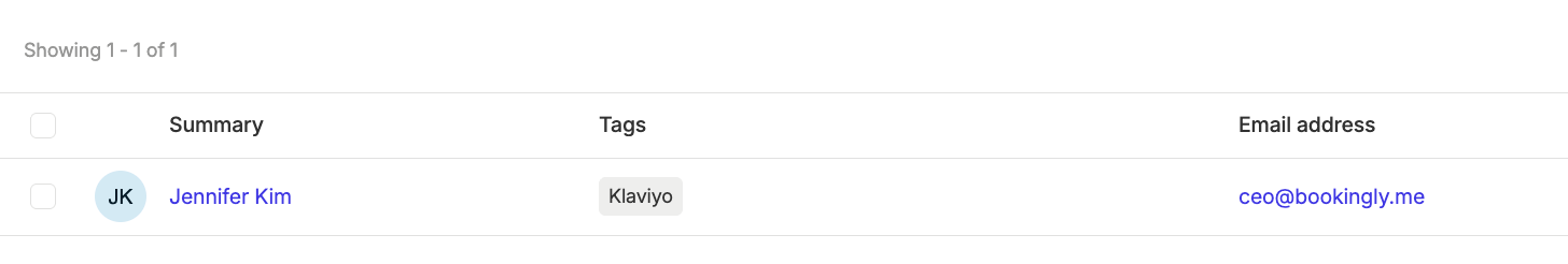 test contact in capsule that has been added from klaviyo via zapier