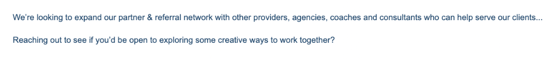 intro email