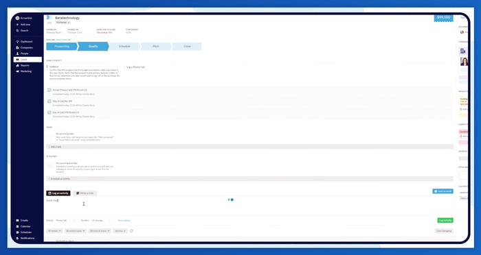 a screenshot of a website with a blue background